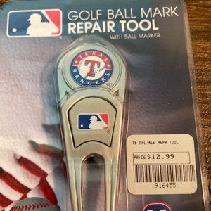 Texas Rangers Divot Tool with Golf Ball Mark